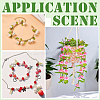 320Pcs 8 Styles Transparent Acrylic Pendants OACR-SC0002-49-6
