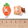 School Supplies Opaque Resin Cabochons CRES-L050-03-3