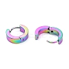 304 Stainless Steel Huggie Hoop Earrings EJEW-M284-30M-E-4
