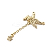 Brass Micro Pave Cubic Zirconia Pendants KK-A275-28G-2