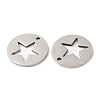 Non-Tarnish 201 Stainless Steel Pendants STAS-A084-08P-2