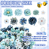 60Pcs Cloth Flower DIY-SP0005-73D-2