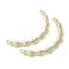Alloy Curved Bamboo Stick Connector Charms PALLOY-S044-07B-G-2