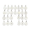 304 Stainless Steel with White Shell Pendants STAS-G268-01-P-1