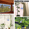 Butterfly Glass Hanging Suncatchers HJEW-WH20019-10A-4