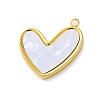 304 Stainless Steel with Synthetic Shell Pendants LS-STAS-G338-02G-1