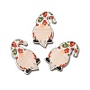 Christmas Single Face Printed Wood Big Pendants WOOD-H102-01A-1