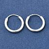 Brass Hoop Earrings EJEW-G474-01S-01-4