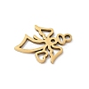 201 Stainless Steel Pendants STAS-S157-01E-G-2