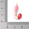 Brass Enamel Pendants KK-E093-03G-J-01-3