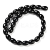 Natural Black Onyx Agate Beads Strands G-NH0019-C05-12-3