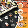 40Pcs 10 Styles Halloween Alloy Enamel Pandants ENAM-CJ0004-14-3