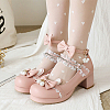2Pcs 2 Styles Alloy Shoe Decoration Chain AJEW-GF0011-22-5