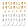 Unicraftale 60Pcs 2 Colors 304 Stainless Steel Clip-on Earring Findings STAS-UN0055-91-1