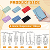 18Bags 6 Colors 410 Stainless Steel Manicure Tool Set with Storage Case MRMJ-WA0001-09-2