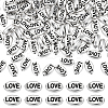 120Pcs Mens Valentines Day Gift Idea Tibetan Style Alloy Beads TIBEB-PH0005-39-1