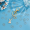 100Pcs 304 Stainless Steel Open Jump Rings STAS-UN0055-24-2