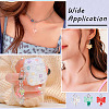 36Pcs 6 Colors Glass Pendants FIND-TA0004-21-8