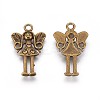 Tibetan Style Alloy Fairy Pendants LS-TIBEP-S613-AB-LF-2