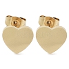 PVD Vacuum Plating 304 Stainless Steel Stud Earrings for Women EJEW-A048-46J-G-1