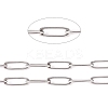 Tarnish Resistant 304 Stainless Steel Paperclip Chains CHS-L022-02B-1