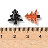 Christmas Spray Painted Alloy Beads FIND-Z109-02-3