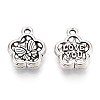 Tibetan Style Alloy Charms TIBE-N013-19AS-2