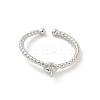 Brass Cup Peg Open Cuff Ring Settings KK-G518-02P-02-2