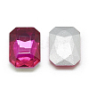 Pointed Back Glass Rhinestone Cabochons RGLA-T079-10x14mm-09-2