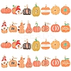 30Pcs 15 Styles Thanksgiving Day Golden Tone Alloy Enamel Pendants ENAM-FS0002-02-2