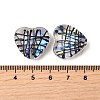 Transparent Glass Enamel Beads GLAA-S388-01C-3