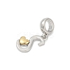 Brass European Dangle Charms LS-KK-Z097-01S-GP-2
