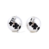 Halloween Opaque ABS Plastic Imitation Pearl Enamel Beads KY-G020-01H-2