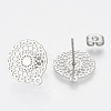Non-Tarnish 304 Stainless Steel Stud Earring Findings STAS-S079-32B-2