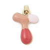 Alloy Enamel Pendants ENAM-S023-01G-T-2
