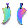Ion Plating(IP) 201 Stainless Steel Pendants STAS-N098-199M-1