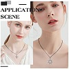 20Pcs 304 Stainless Steel Flat Cable Chain Necklaces Set NJEW-SC0001-28-5