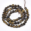 Natural Tiger Eye Beads Strands X-G-T108-44-2