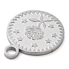 Anti-Tarnish 304 Stainless Steel Pendants STAS-M076-02P-2