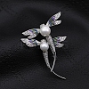 Dragonfly Alloy Rhinestone Brooch PW-WG859D6-01-5