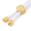 Twisted Nylon Cord Silder Bracelets DIY-B066-03G-07-3