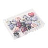 18Pcs 6 Colors Handmade Porcelain Beads for DIY Bracelet Accessories PORC-FS0001-24-6