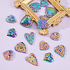 16Pcs 8 Styles 304 & 201 Stainless Steel Pendants STAS-GA0001-56-4