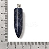 Natural Sodalite Pointed Pendants G-F820-12J-3
