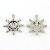 Tibetan Style Zinc Alloy Pendant Rhinestone Settings TIBEP-R334-275AS-RS-1