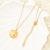 304 Stainless Steel Clear Cubic Zirconia Constellation Pendant Necklaces NJEW-R021-02G-11-2