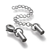 Tarnish Resistant 304 Stainless Steel Curb Chain Extender STAS-K195-29P-02-2