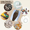 Corduroy Cloth Cosmetic Zipper Bags AJEW-WH20017-50A-4