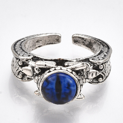 Alloy Cuff Finger Rings RJEW-T006-35A-1