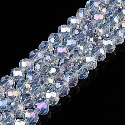 Electroplate Glass Beads Strands LS-EGLA-A044-J6mm-B06-1